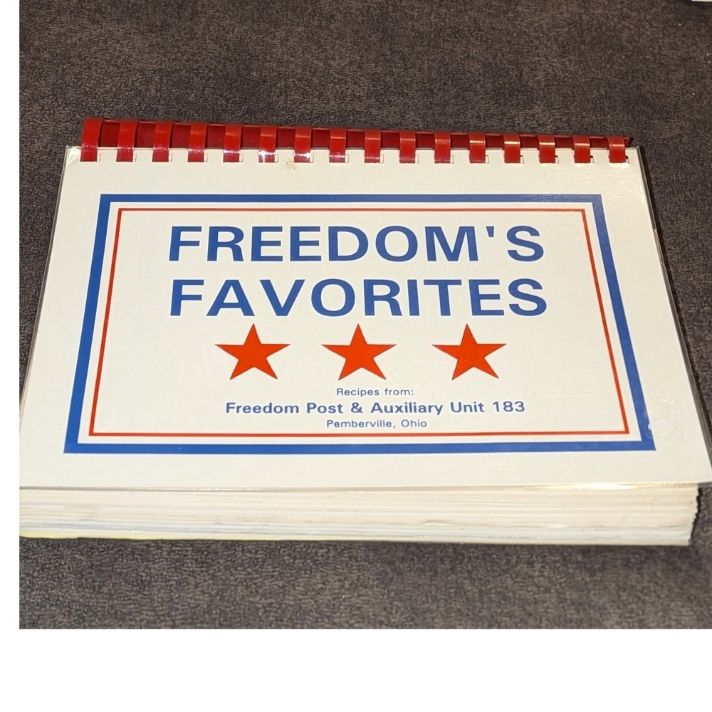 Freedom's Favorites American Legion Auxiliary Unit 183 Pemberville Ohio Cookbook